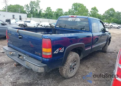 2001 GMC Sierra 1500 Sle из США, поврежденный, VIN 2GTEK19T211127583